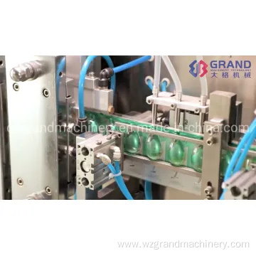 Automatic Plastic Ampoule Bottle Forming and Sealing Olive Oil Ampoule Filling Machine Food Industry Ggs-240